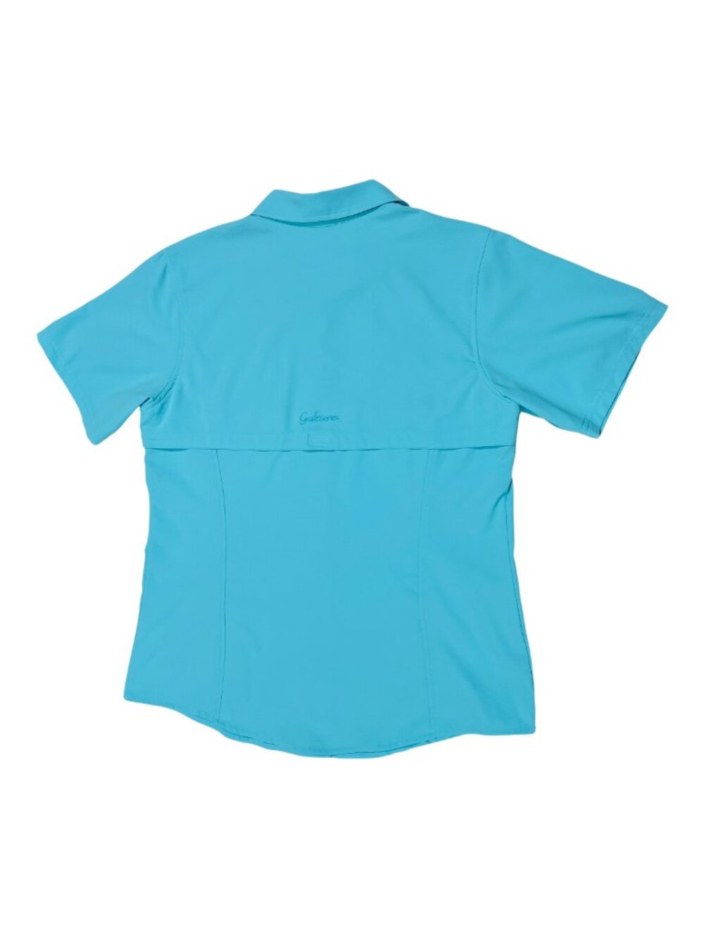 Gander Mountain Guide Series Womens Teal Short Sleeve Fishing Outdoor Shirt Sz M - Picture 3 of 6